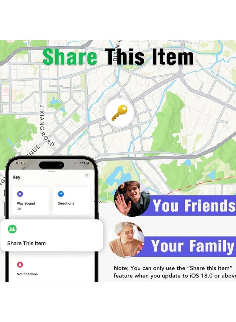 بوروفون علامة ذكية مزودة بتقنية البلوتوث لأجهزة iOS فقط باللون الأبيض - Image 4