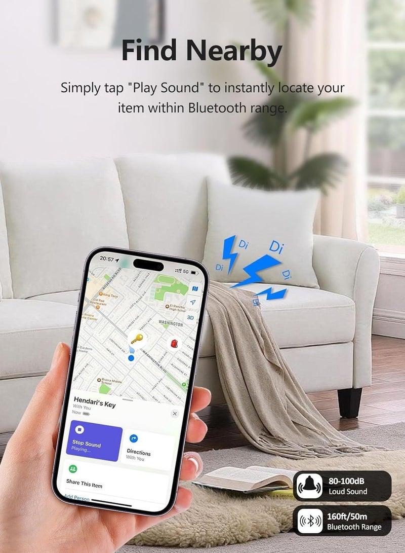 بوروفون علامة ذكية مزودة بتقنية البلوتوث لأجهزة iOS فقط باللون الأبيض - Image 5