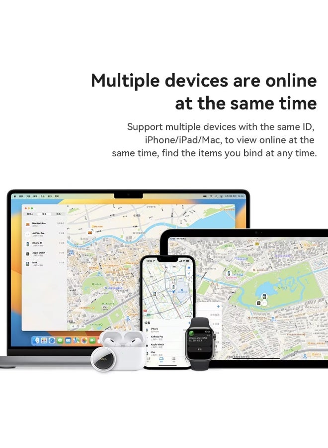 هوكو علامة ذكية مزودة بتقنية البلوتوث لأجهزة iOS فقط باللون الأبيض - Image 2