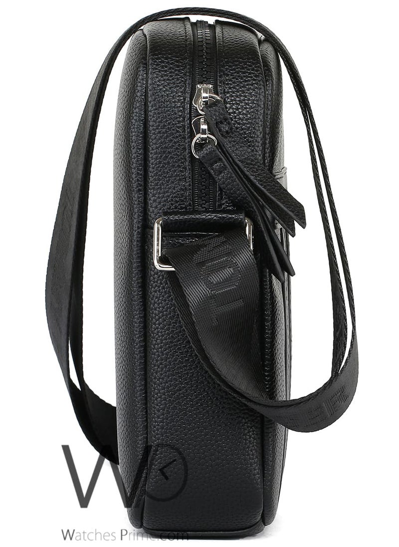 Tommy Hilfiger Plus Leather Tommy Hilfiger Crossbody Messenger Shoulder Black Me Bag  - Image 5
