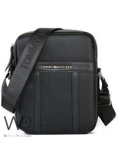 Tommy Hilfiger Plus Leather Tommy Hilfiger Crossbody Messenger Shoulder Black Me Bag  - Image 1