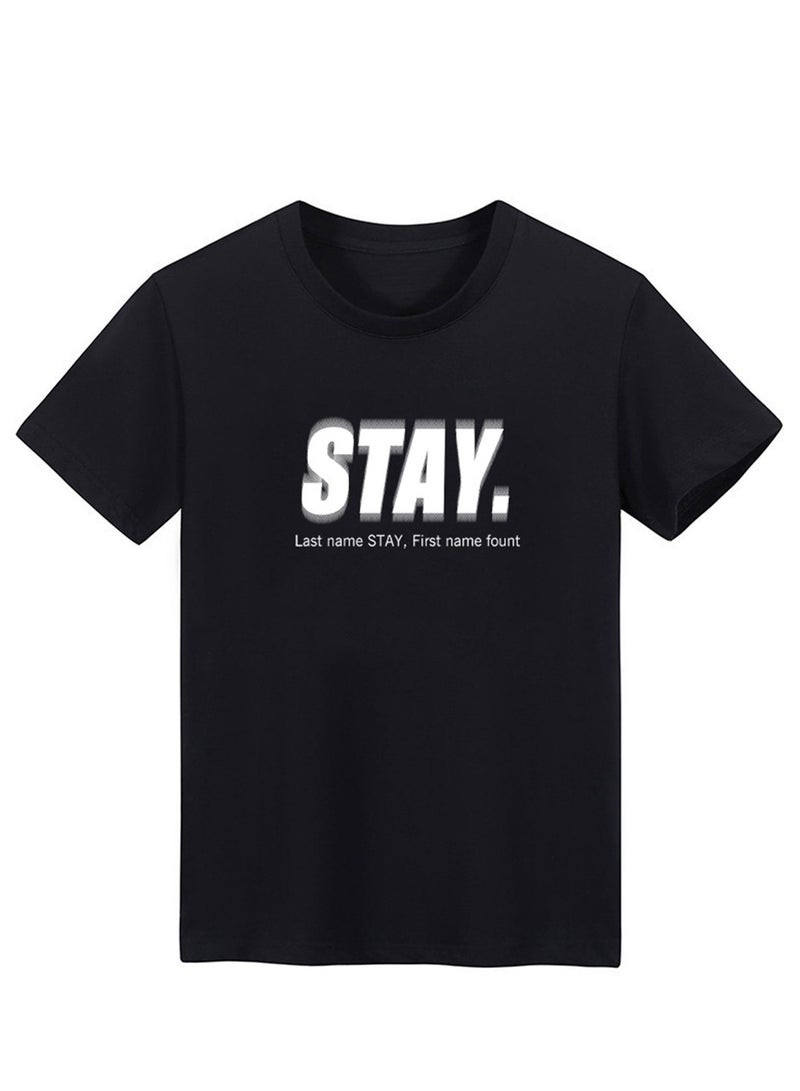 New Men's Short Sleeve Summer Men's Short T-Shirt Printed Short Sleeve - Image 1