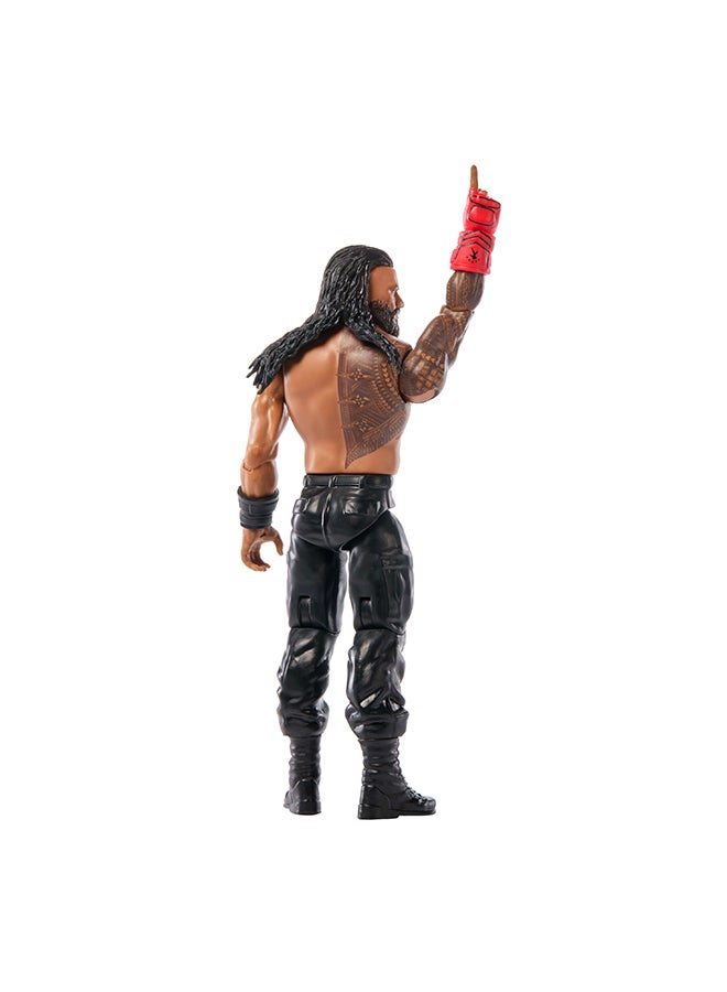 WWE Mattel WWE Roman Reigns Action Figure, Main Event Series #158, 6-inch Collectible Superstar with 14 Articulation Points & Life-Like Look - Image 4