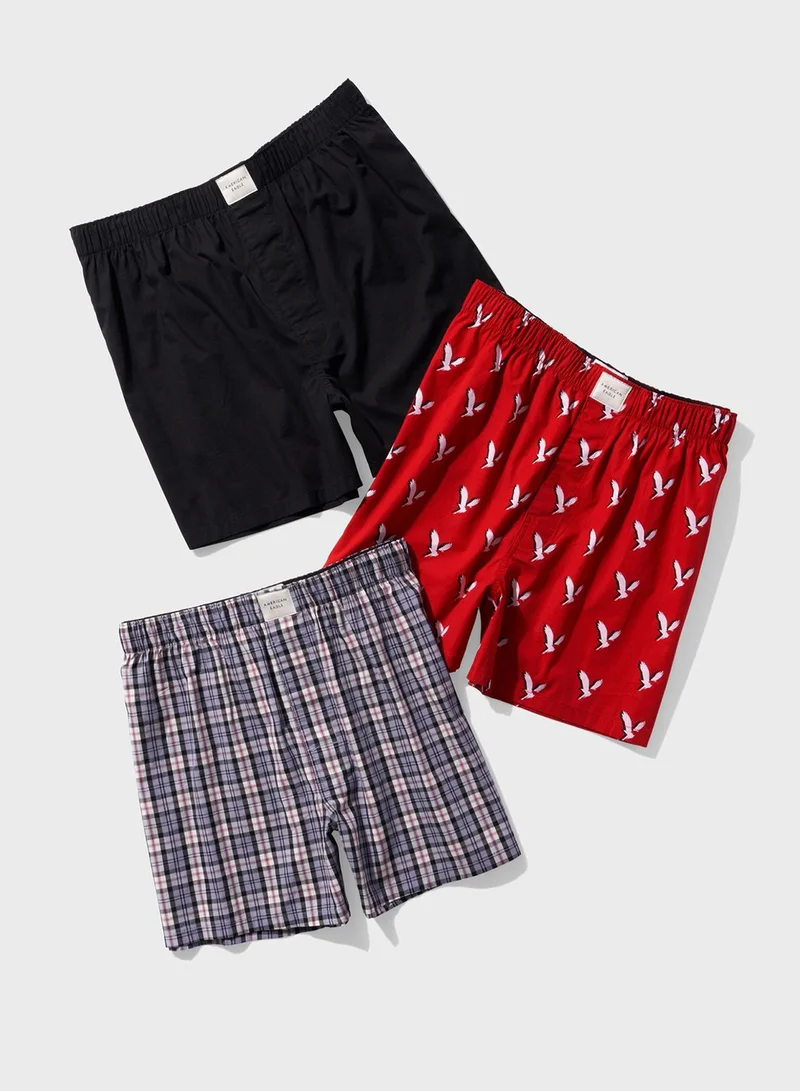 American Eagle 3 Pack Assorted Boxers