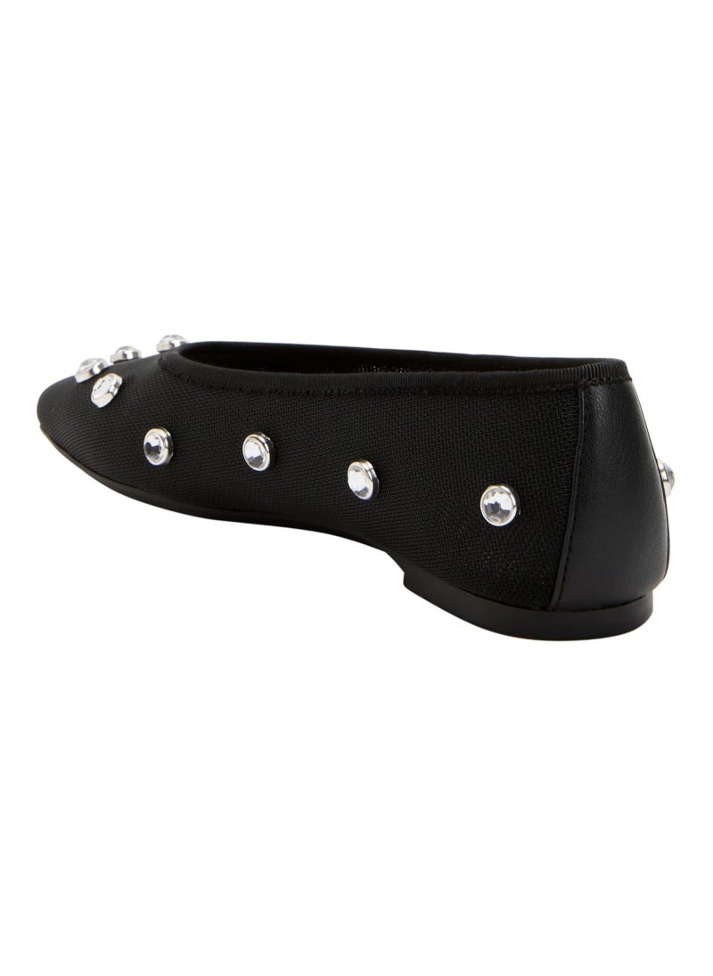 Katy Perry - Embellished Close Toe Flat Ballerinas - Image 1