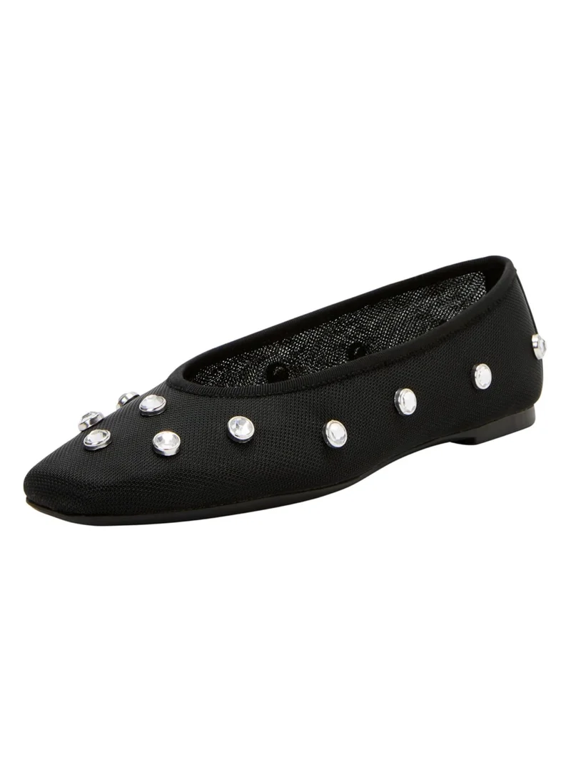 كاتي بيري Embellished Close Toe Flat Ballerinas