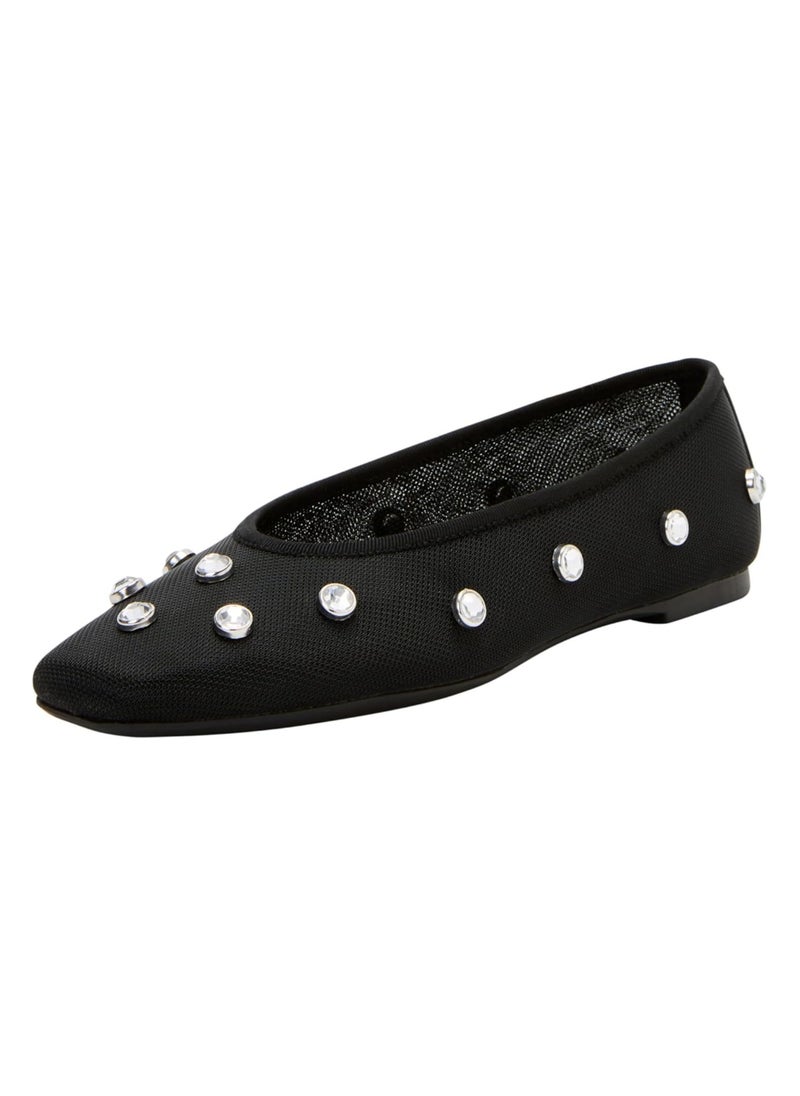Katy Perry - Embellished Close Toe Flat Ballerinas - Image 1