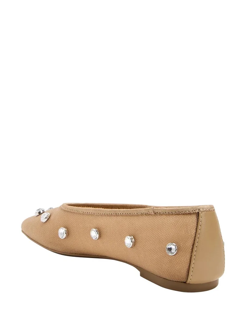 Katy Perry Embellished Close Toe Flat Ballerinas