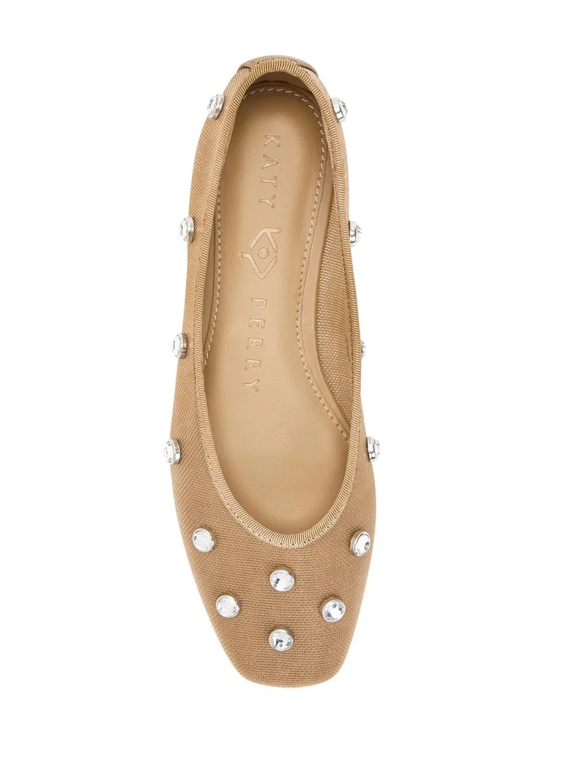 كاتي بيري Embellished Close Toe Flat Ballerinas