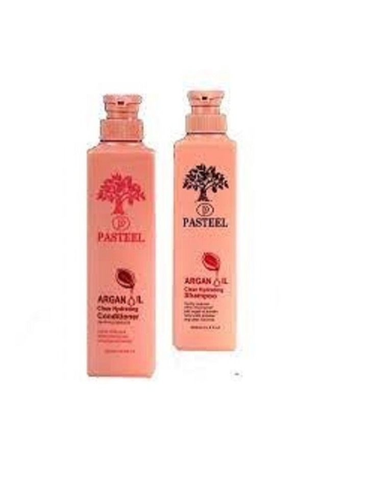 باستيل مجموعة شامبو وبلسم للعناية بالشعر المعالج بزيت الارجان 500 مل - Image 2