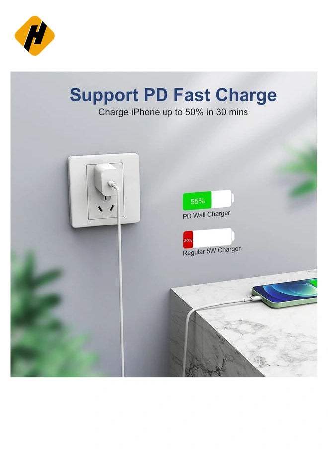 HuHa - 3-Pack USB-C iPhone Fast Charger Lightning Cable - Image 1