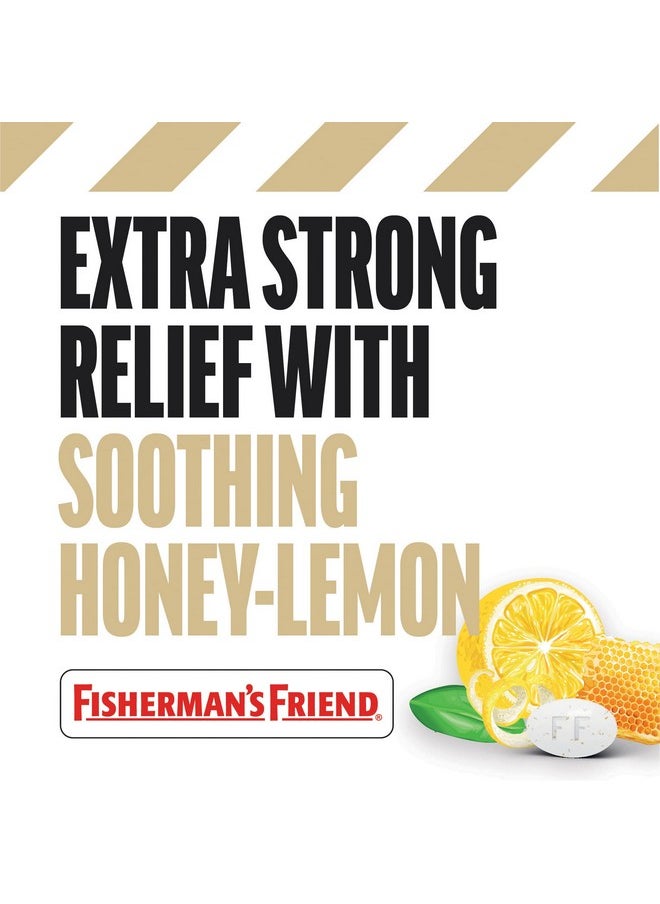 FISHERMAN'S FRIEND Cough Drops, Cough Suppressant And Sore Throat Lozenges, Sugar Free Honeylemon, 5.52Mg Menthol, 240 Drops (6 Packs Of 40)  - Image 3