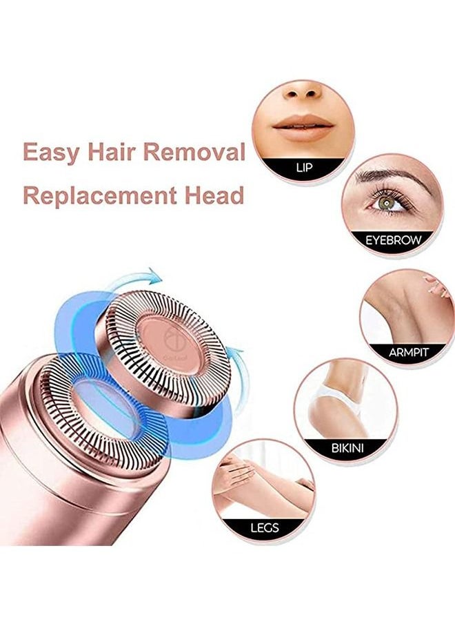 LO.BABY.VE Women's Painless Hair Remover Mini Epilator trimmer Machine for face / Blue  - Image 3