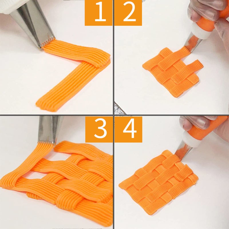 Symphony Wire Tips, Stainless steel Icing Piping Nozzles For Pastry Fondant Tools (D) - Image 4