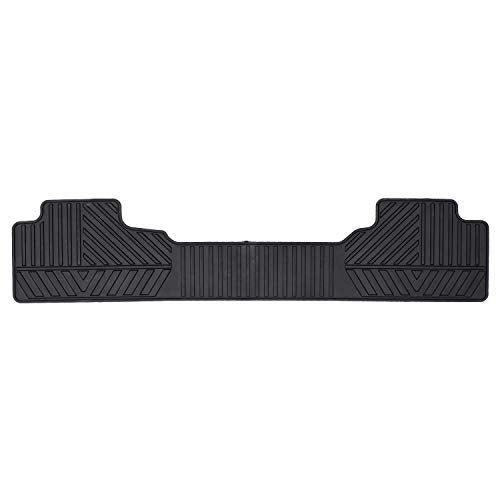 GMC OEM New Rear All Weather Rubber Floor Mat Black 14-19 Silverado Sierra 22858822 - Image 1