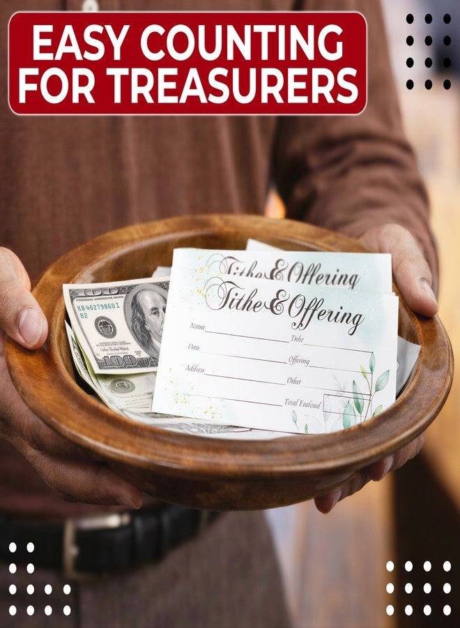 Granatan Church Offering Envelopes 200 Count, 6.3x3.1 inches, Self-Seal, Tithes and Offerings - Image 4