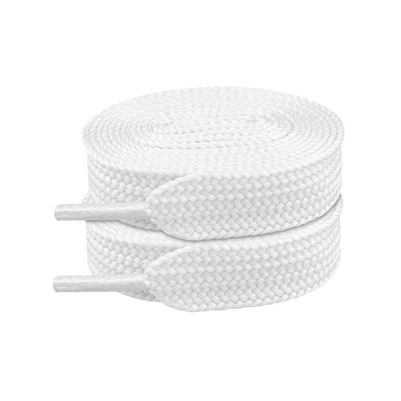 Endoto Fat Shoelaces for Adidas Campus 00s,16MM Chunky Thick Flat Wide Jumbo Shoe Laces Replacement Laces for Sneaker shoes(Color:White,Size:50Inch) - Image 4
