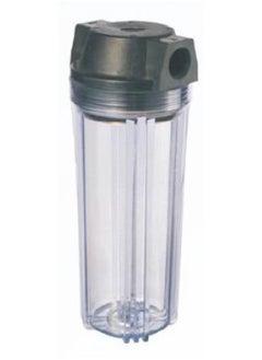 3/4 Transparent single water filter with bracket and wrench