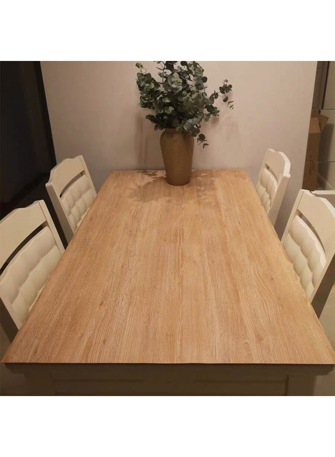 Zeemey 1pc Wood Grain PVC Wallpaper - Self-Adhesive, Oil-Resistant, Easy to Remove, Ideal for Kitchen Countertops, Cabinets, Tables, and Walls, Kitchen Decoration | Modern Kitchen Decor | Easy Installation, Wallpaper for Kitchen(40*500CM) - Image 3