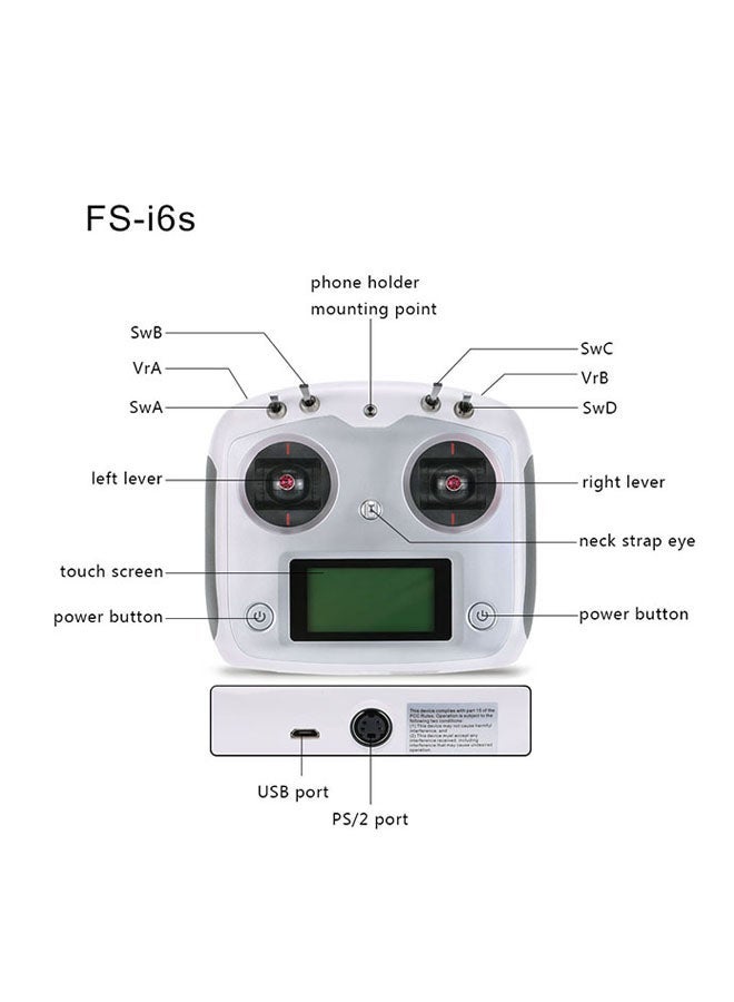 NIBEMINENT Touchscreen Transmitter With Receiver For RC Multicopter - Image 2