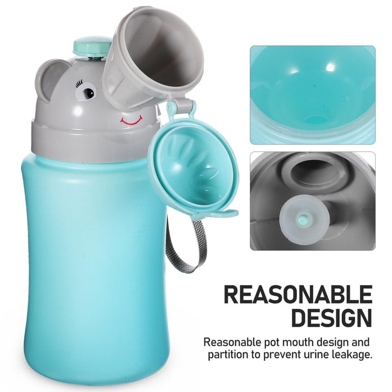 2 Pcs Portable Travel Urinal Kids Toddler Potty Training Cup Elephant Design - Image 5