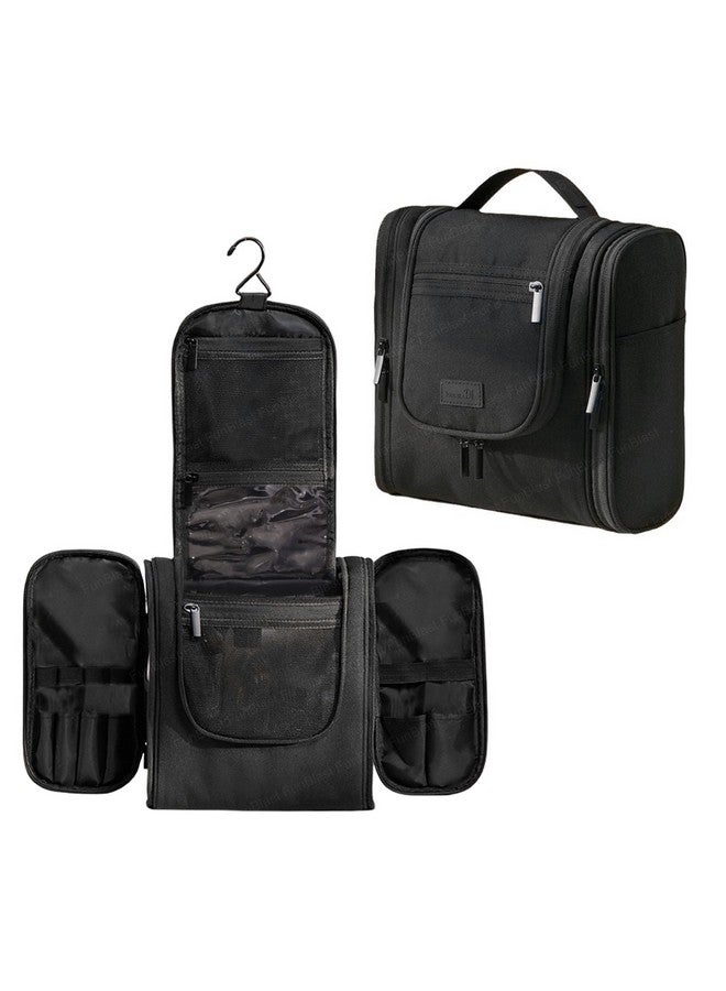 FunBlast Hanging Toiletry Bag for Men & Women - Cosmetic Makeup Pouch Organizer, Bathroom Bag, Shaving Kit Bag, Toiletry Kit, Cosmetics, Gadget, Make up and Accessories Bag for Women (Black) - Image 1