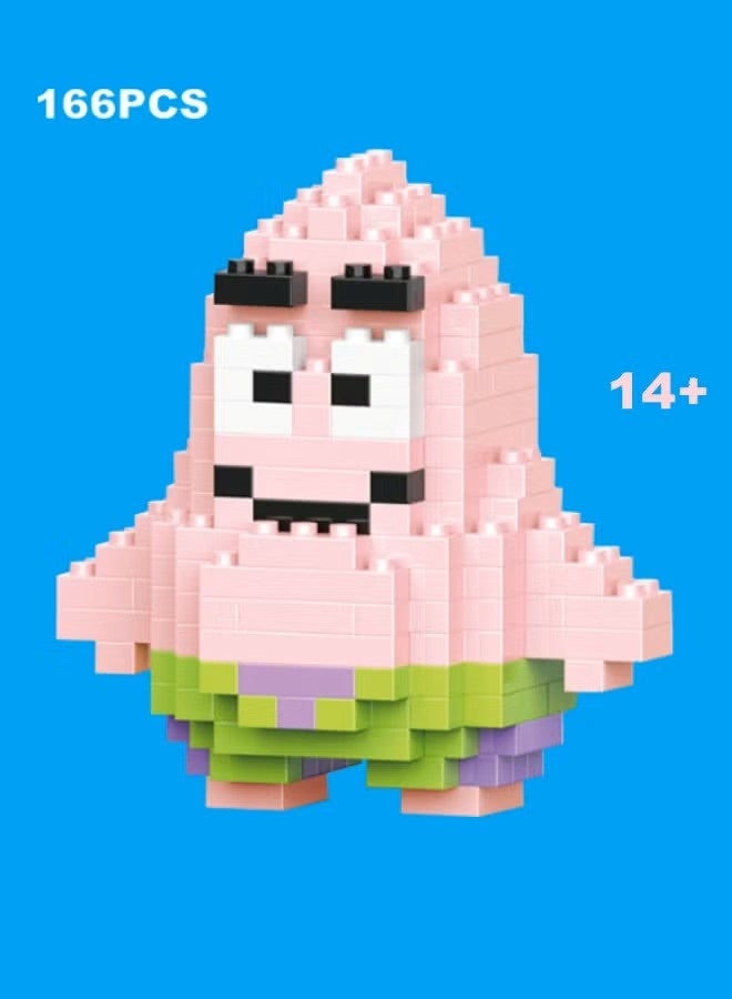 مجموعة من 3 قطع بناء سبونج بوب، مناسبة للأعمار من 14 عامًا فما فوق، إجمالي 517 قطعة - Image 2