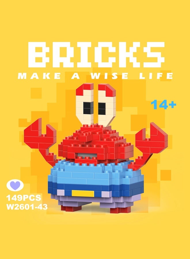 مجموعة من 3 قطع بناء سبونج بوب، مناسبة للأعمار من 14 عامًا فما فوق، إجمالي 517 قطعة - Image 5