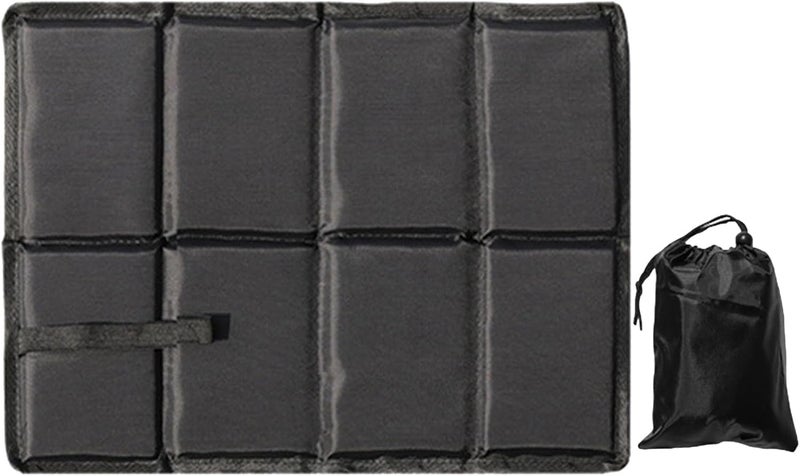 Camping Sit Pad - Camping Seat Cushion | Large Foldable Waterproof Insulated with Bag Sponge Mat for Sporting Event Walking Beach Indoor Fishing Park Travel Garden - Image 1