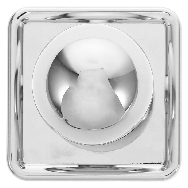 Zinc Alloy Single Hole Cabinet Pull Bright Chrome Door Handle for Wardrobe Drawer Furniture - Image 2