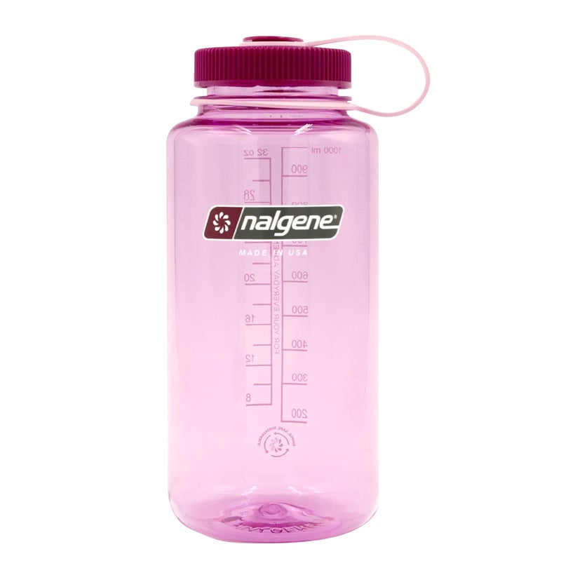 Nalgene Leak Proof Tritan BPAFree Water Bottle 32 oz Wide Mouth Made in the USA for Outdoor Use Daily Hydration Cosmo
