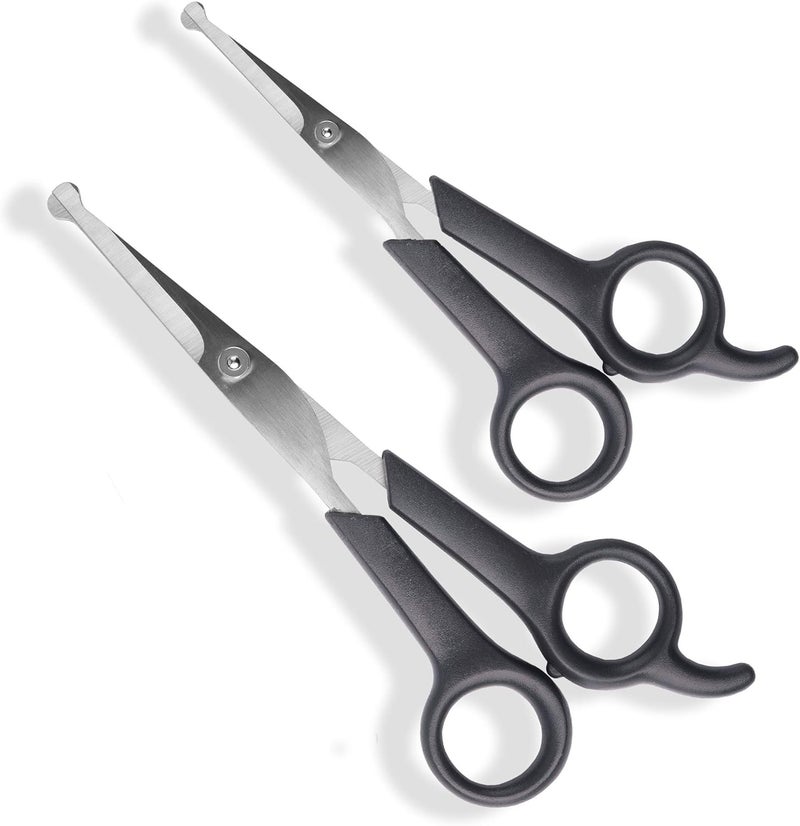 Pet Grooming Scissors Set - Stainless Steel Body & Facial Trimmer for Dogs & Cats - Image 1