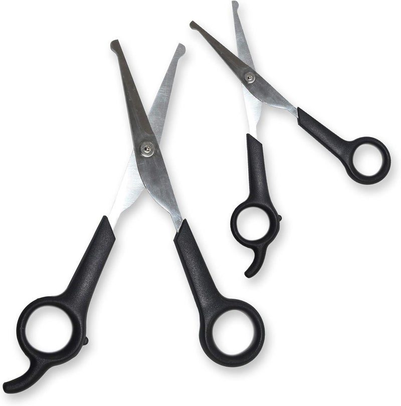 Pet Grooming Scissors Set - Stainless Steel Body & Facial Trimmer for Dogs & Cats - Image 3