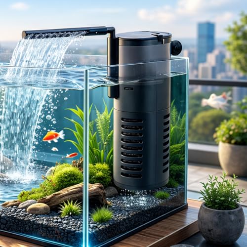 VAYINATO Sobo Waterfall Type Aquarium Fish Tank Internal Filter (WP-1105F | 5W | 200L/H) - Image 1