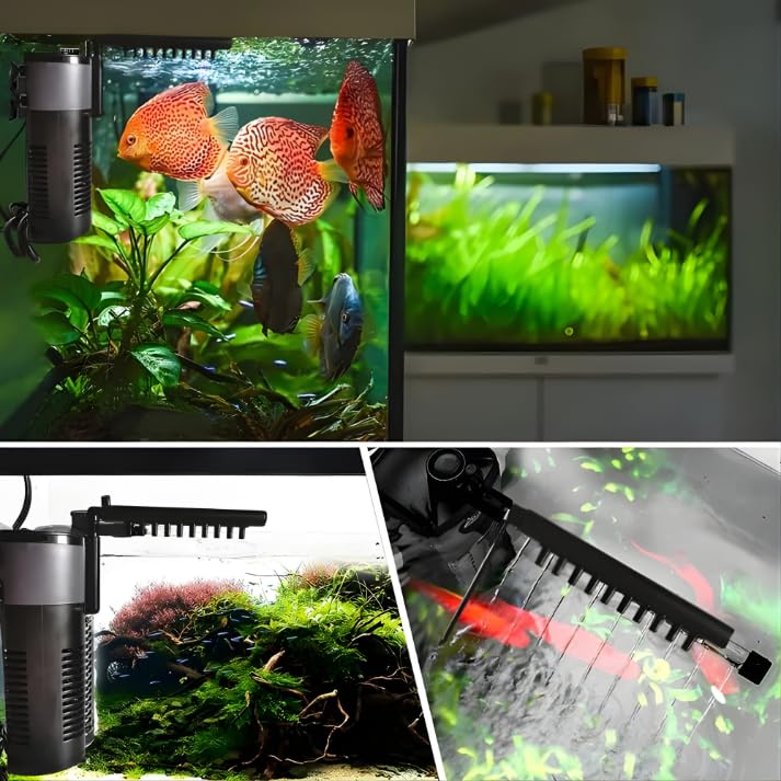 VAYINATO Sobo Waterfall Type Aquarium Fish Tank Internal Filter (WP-1105F | 5W | 200L/H) - Image 5