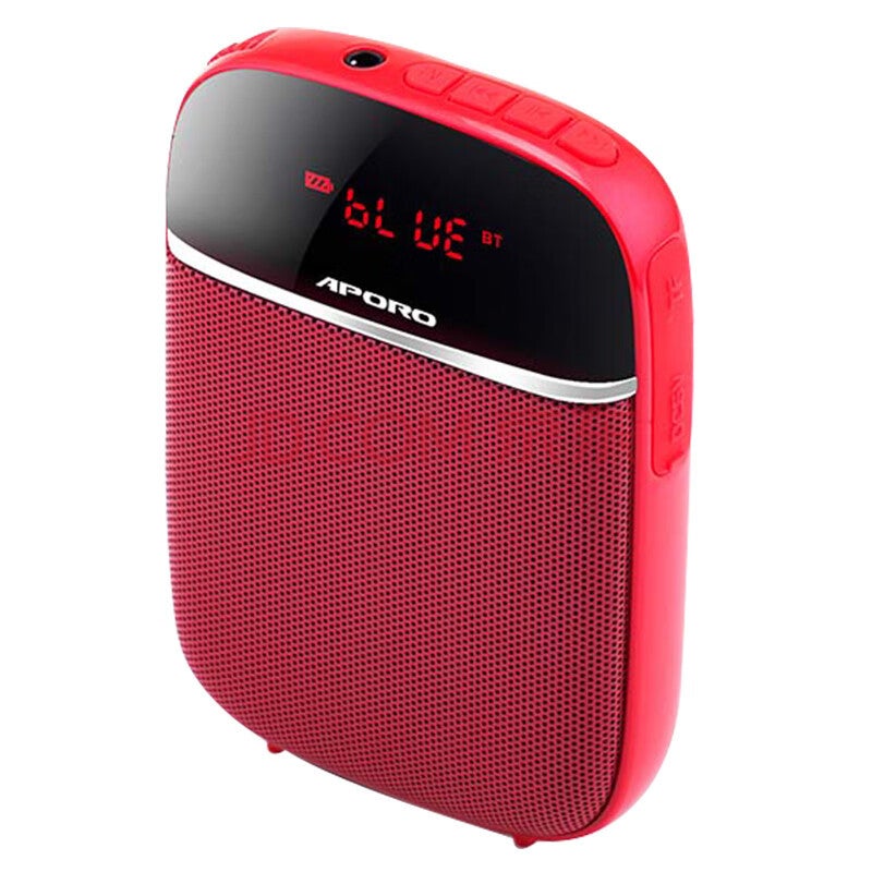 Aporo T2Uhf Bluetooth Wireless Small Loudspeaker Teacher Tour Guide Learning Headset Mini Waist Hanging Speaker Little Bee - Image 1