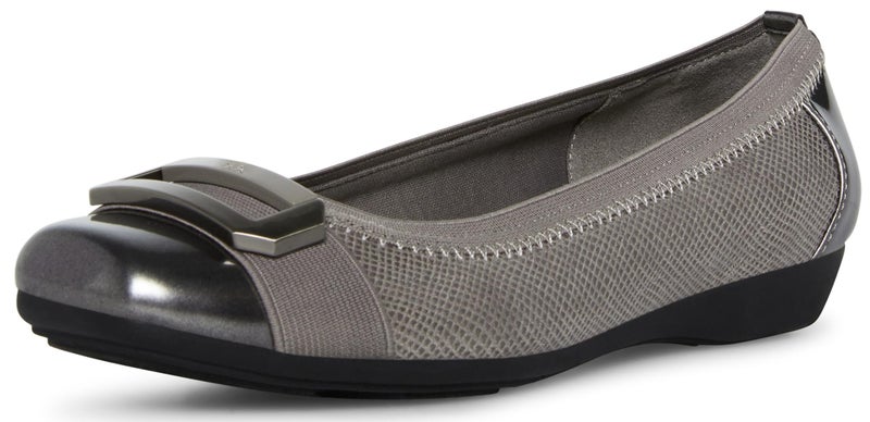 Anne Klein Womens Uplift Ballet Flat Pewter 10 M US - Image 2