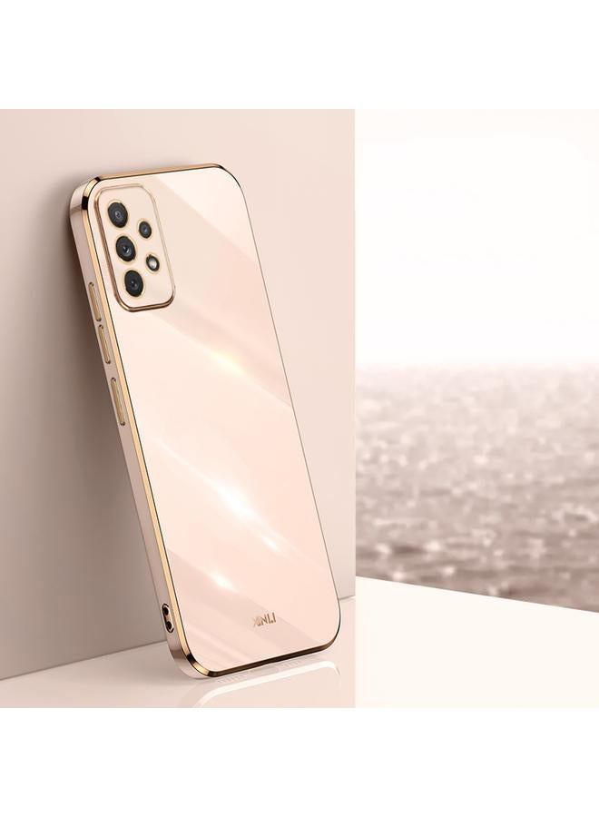 اس-توب جراب لهاتف Samsung Galaxy A73 5G من XINLI، جراب هاتف TPU مطلي بالكهرباء 6D بحافة مستقيمة - Image 1