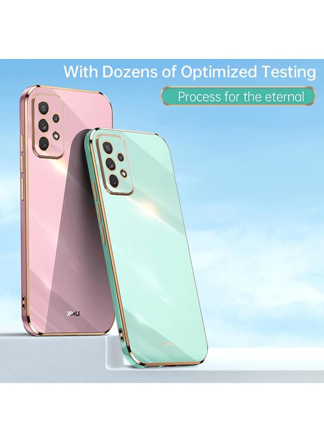 اس-توب جراب لهاتف Samsung Galaxy A73 5G من XINLI، جراب هاتف TPU مطلي بالكهرباء 6D بحافة مستقيمة - Image 2