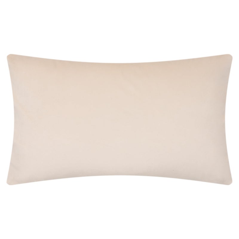 JWH Velvet Pillow Covers Decorative Line Throw Pillow Case Lumbar Pillowcase Soft Cushion Cover for Bed Couch Bedroom Chair Sofa 14x24 Inch Creamy White - Image 2