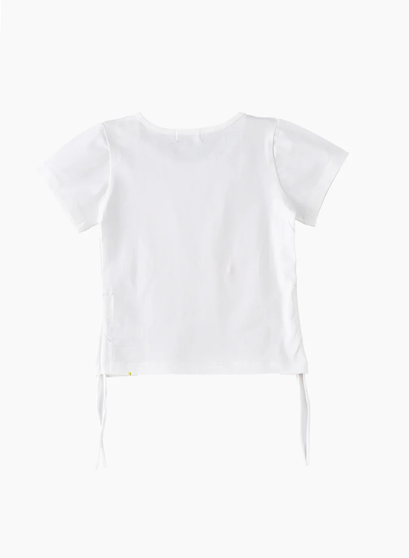 Jelliene Sunshine Squad: Girls' Comfy Cotton Tees Playful Prints & Summer Fun