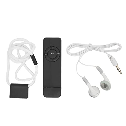 Sorandy 64GB Mp3 Player Portable Digital Lossless Player, Suitable for Children HD Sound Quality No Phone Required with Earphone SD Card Slot for Sports Running (Black) - Image 2