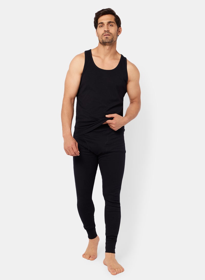 DICE Men Sleeveless Black T-Shirt - Image 4