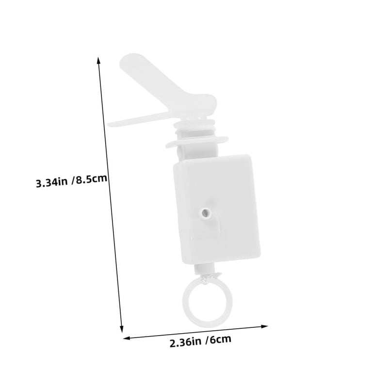6 قطع DIY آلية جرّ الرياح البلاستيكية للساعات للإبداع واللعب والتفاعل الأسري - Image 3