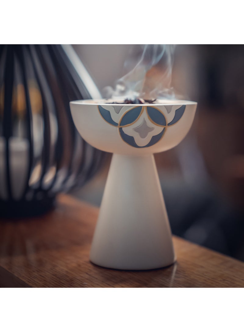 Waraq   Ceramic Oud Burner   11*11*14.5 Cm - Image 4