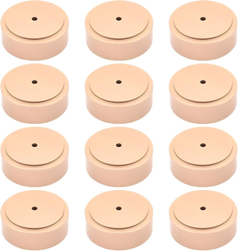 12 Pcs Aluminum Amplifier Feet, 30 X 10 Mm, Nonslip Pads, for Speakers, Home Theater, Hi-Fi, Anti-Scratch - Image 1