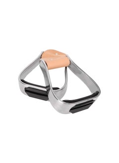 Aluminum Horse Stirrups, Stirrups for Saddle Western with Tack Overshoe Design, Overshoe Safety Horse Stirrup with Rubber Anti-Slip Foot Mat