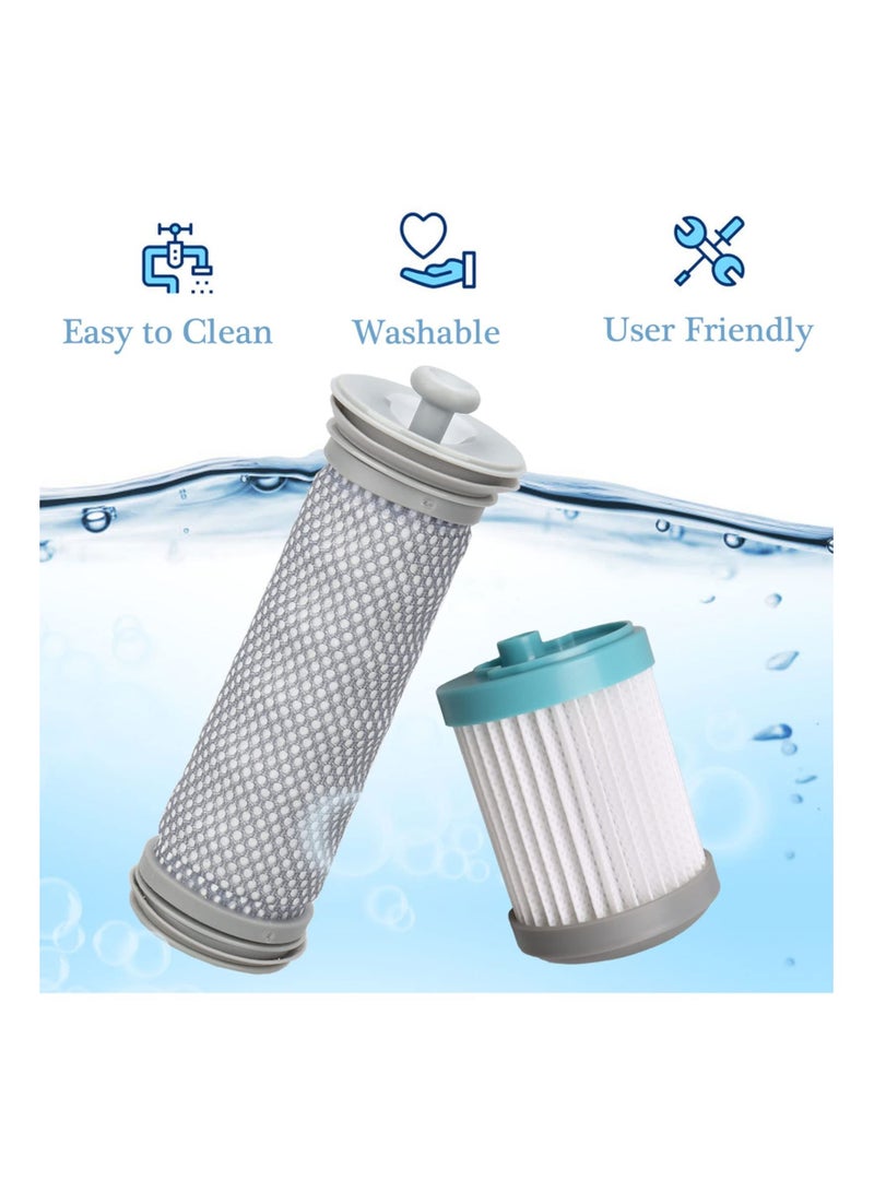 SYOSI Replacement Filter Kit Compatible with A10 Hero/Master, A11 Hero/Master Cordless Vacuum, 2 Pack Pre Filters with 2 Pack Vacuum Filter Easy Adsorption  - Image 1