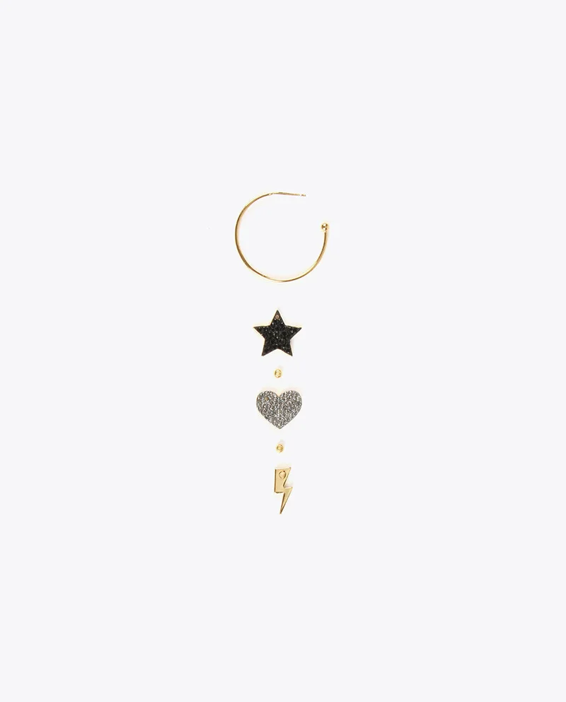 Lola Casademunt Hoop earrings with charms