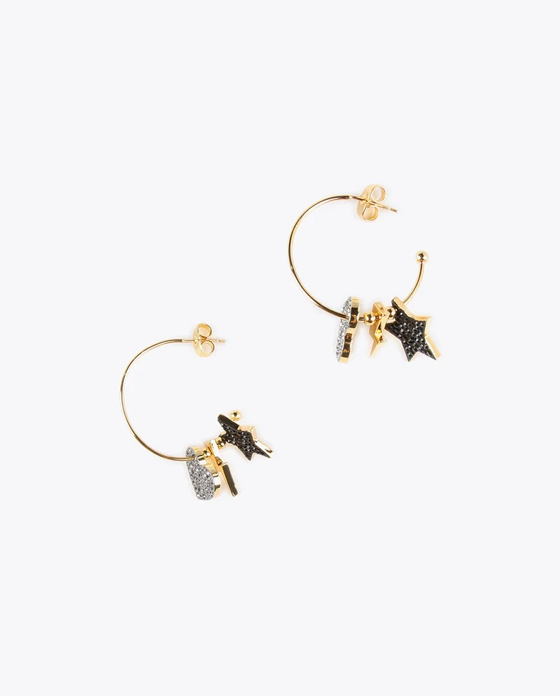 Lola Casademunt Hoop earrings with charms